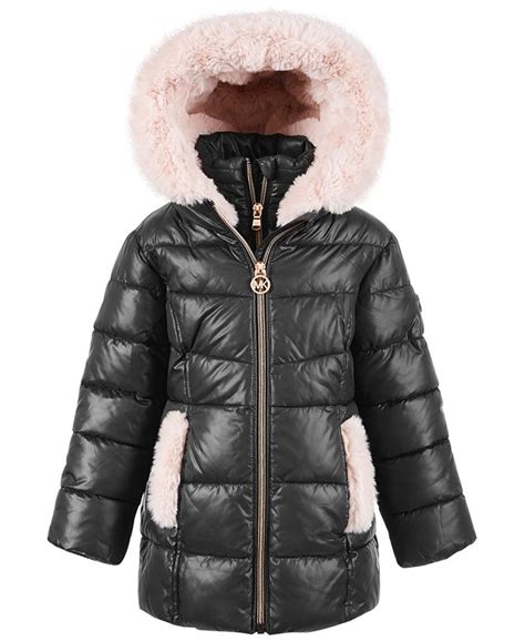 michael kors children's jacket|Michael Kors Kids: Designer Clothes For Girls .